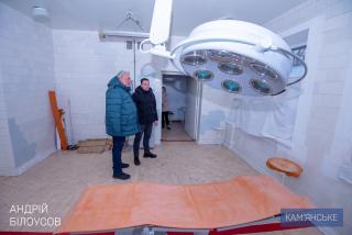 Кам’янський міський голова відвідав лікарні та пункт прийому допомоги